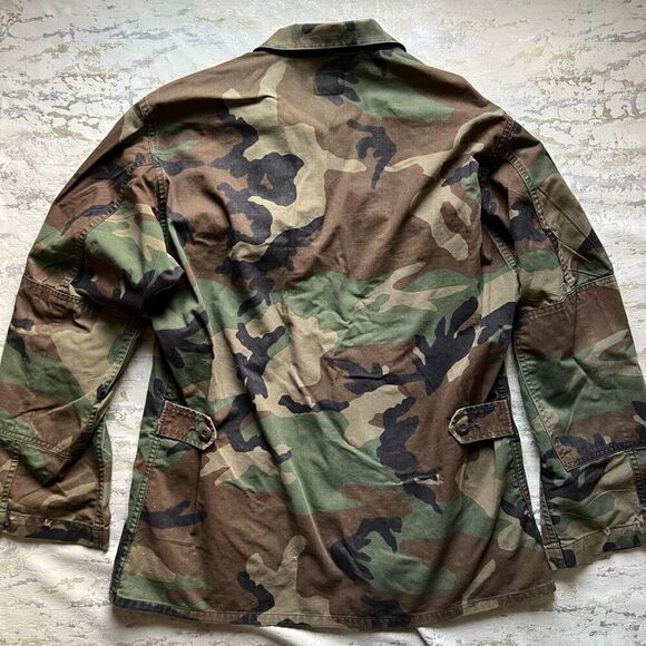 US Army issue 1990 Woodland Jacket camouflage vintage - Picture 10 of 12